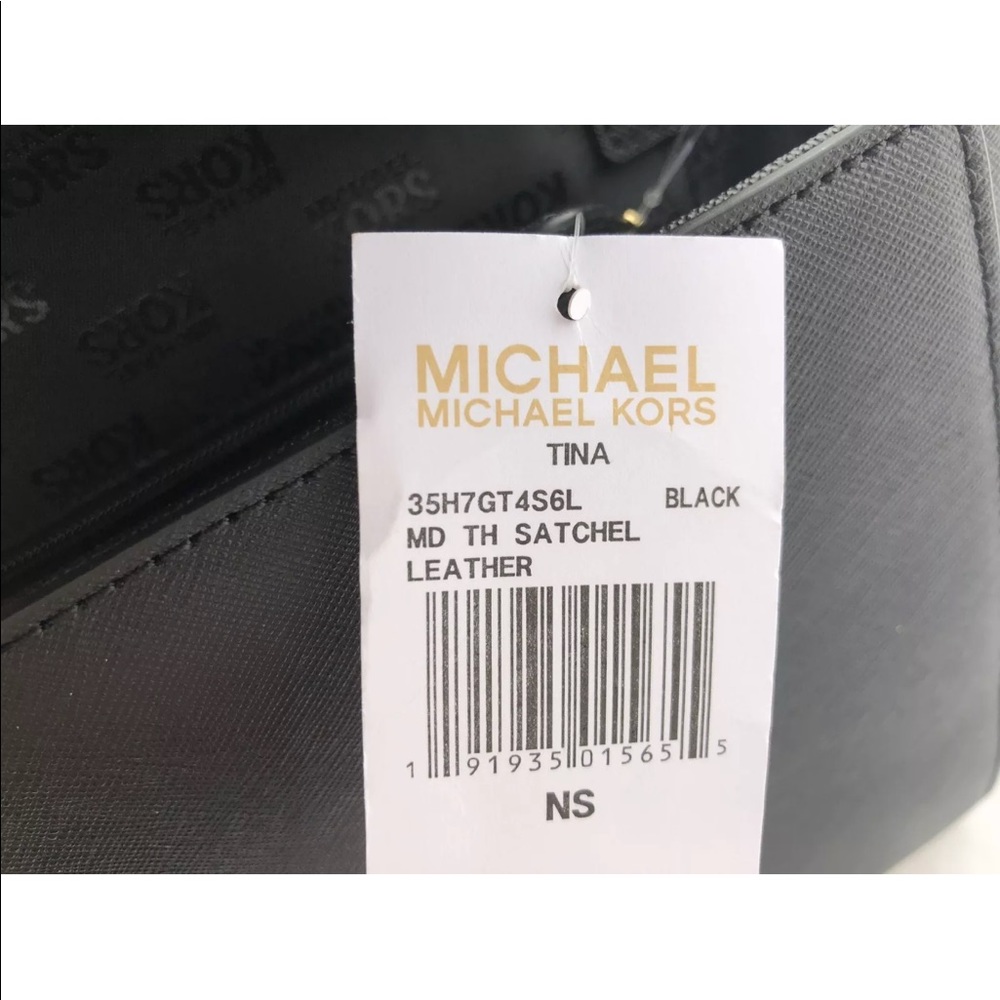 Gaby’sBags👜💕- Michael Kors Studded Satchel Black - Picture 8 of 8